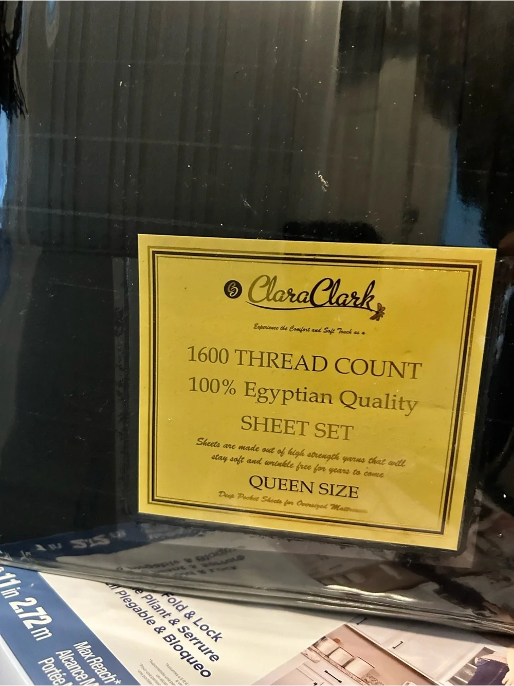 Black Queen Sheet Set - 1600 Thread Count Egyptian Cotton